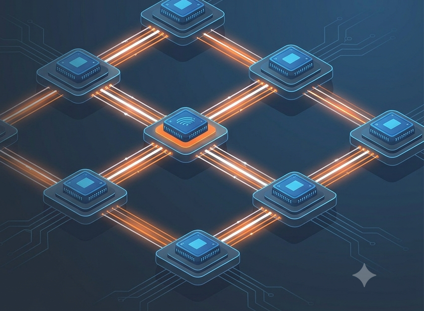 Local-swarm topology